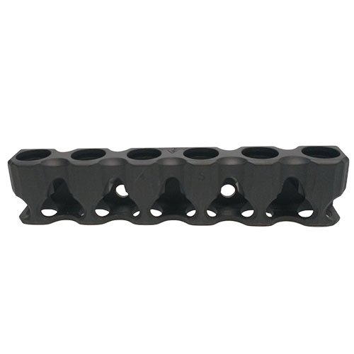 Der M-LOK Cartridge Quiver von Ranger Point hält sechs .410 Shot Shells sicher bereit, dank des O-Ring-Systems und der robusten Aluminiumkonstruktion.